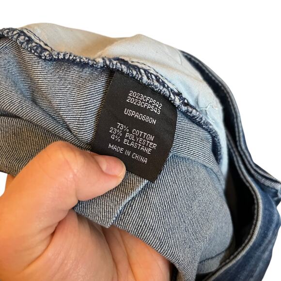 Universal Standard Carrie High Rise Wide Leg Jeans Dark Indigo Nautical Size 18 - Picture 10 of 10